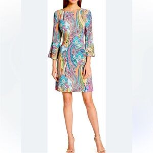 TOMMY HILFIGER Paisley Sheath Dress ✨ HOST PICK ✨